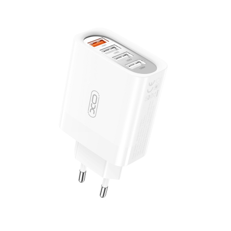 Incarcatoare priza - Incarcator XO L100 QC 3.0 4x USB white