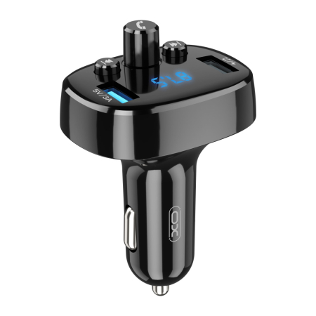 Altele - Modulator FM XO BCC02 Bluetooth MP3 cu incarcator auto 15W negru