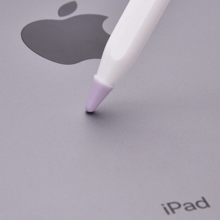 Set 8 varfuri de protectie din silicon pentru Apple Pencil 2/1, alb [1]