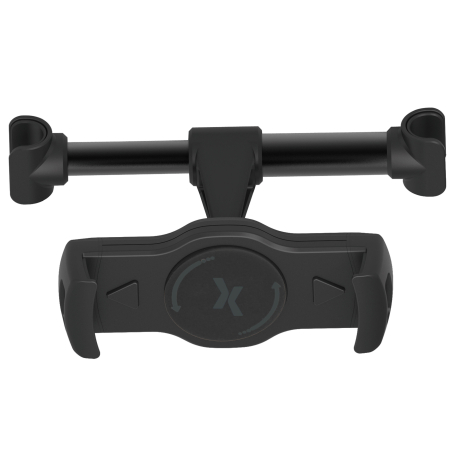 Suport telefon/tableta - Suport auto cu prindere de tetiera auto, pentru display 4″ – 10.0″, negru