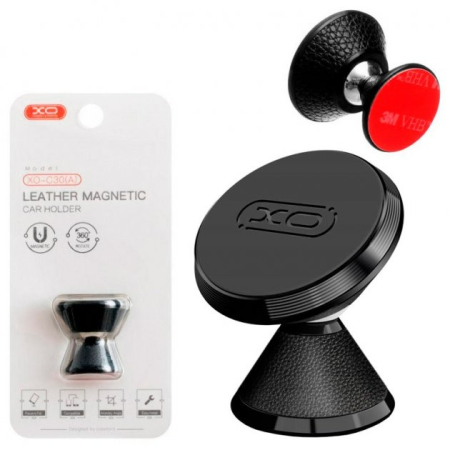 Suport Auto Magnetic XO-C30A prindere cu talpa adeziva, Negru, Blister [1]