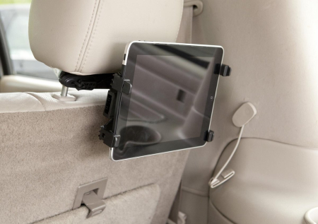 Suport auto pentru tableta, prindere pe tetiera, deschidere 14 - 25,5 cm [6]