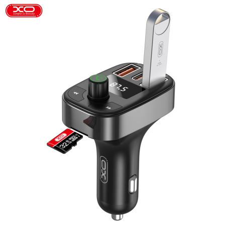 Transmitator FM XO BCC06, Bluetooth, MP3, incarcator auto 50W, negru. [1]
