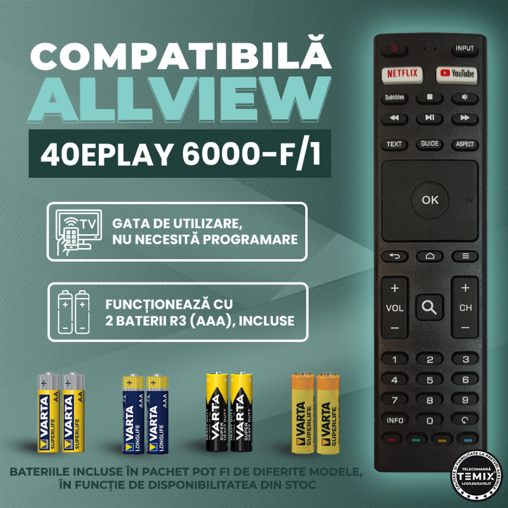 telecomanda allview, 40ePLAY 6000-F/1 [2]