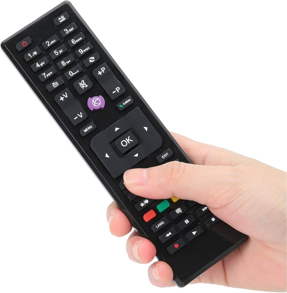 Telecomanda compatibila Finlux, 24FLZ274S, 32FLZ274S, 39FLHYR180S, 49FLHYR277S, TEMIX®, neagra, baterii incluse [5]