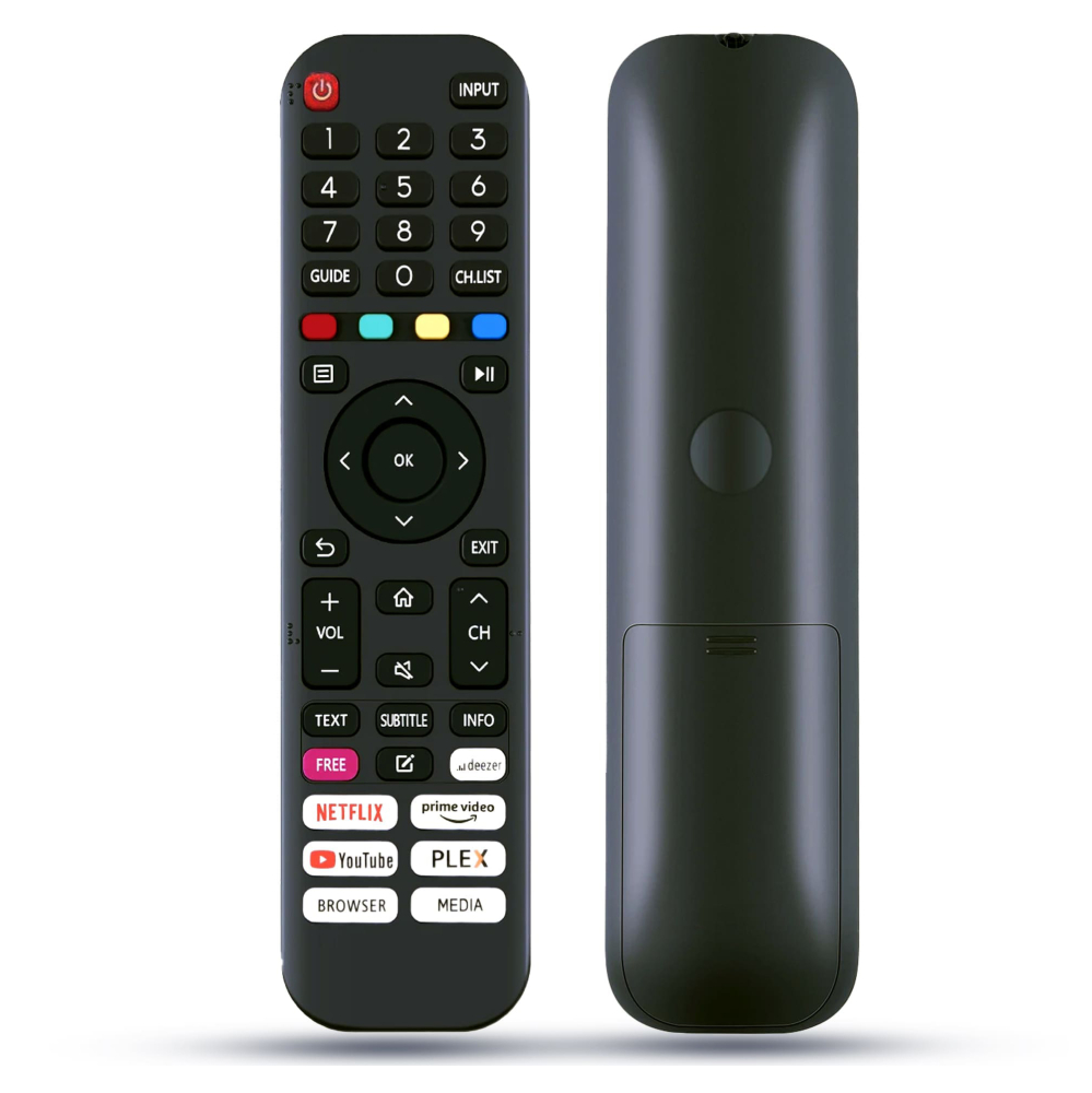 Telecomanda compatibila Nei Smart, 32NE4900, butoane dedicate Youtube, Netflix, Prime Video, TEMIX®, baterii incluse [6]