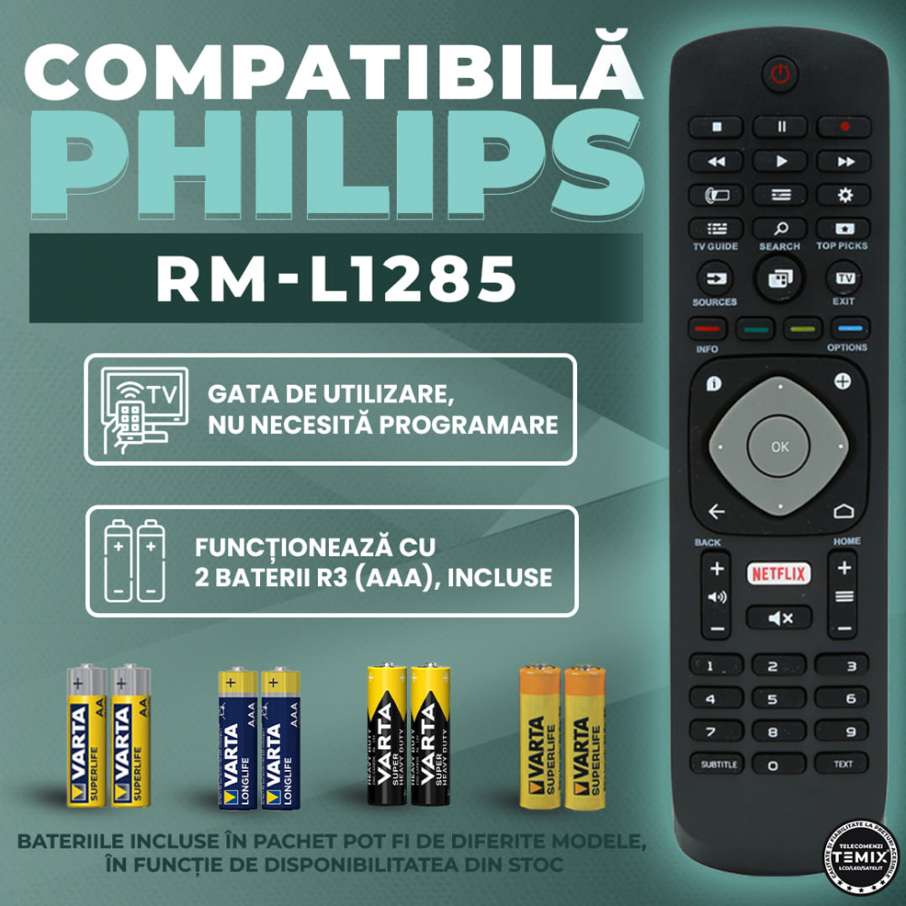 telecomanda philips RM-L1285 [2]