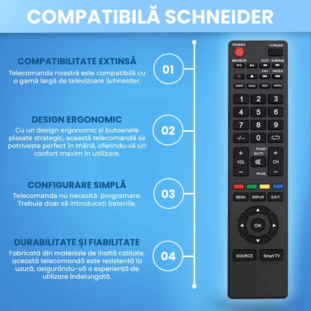 telecomanda schneider LED32-SC450K [4]