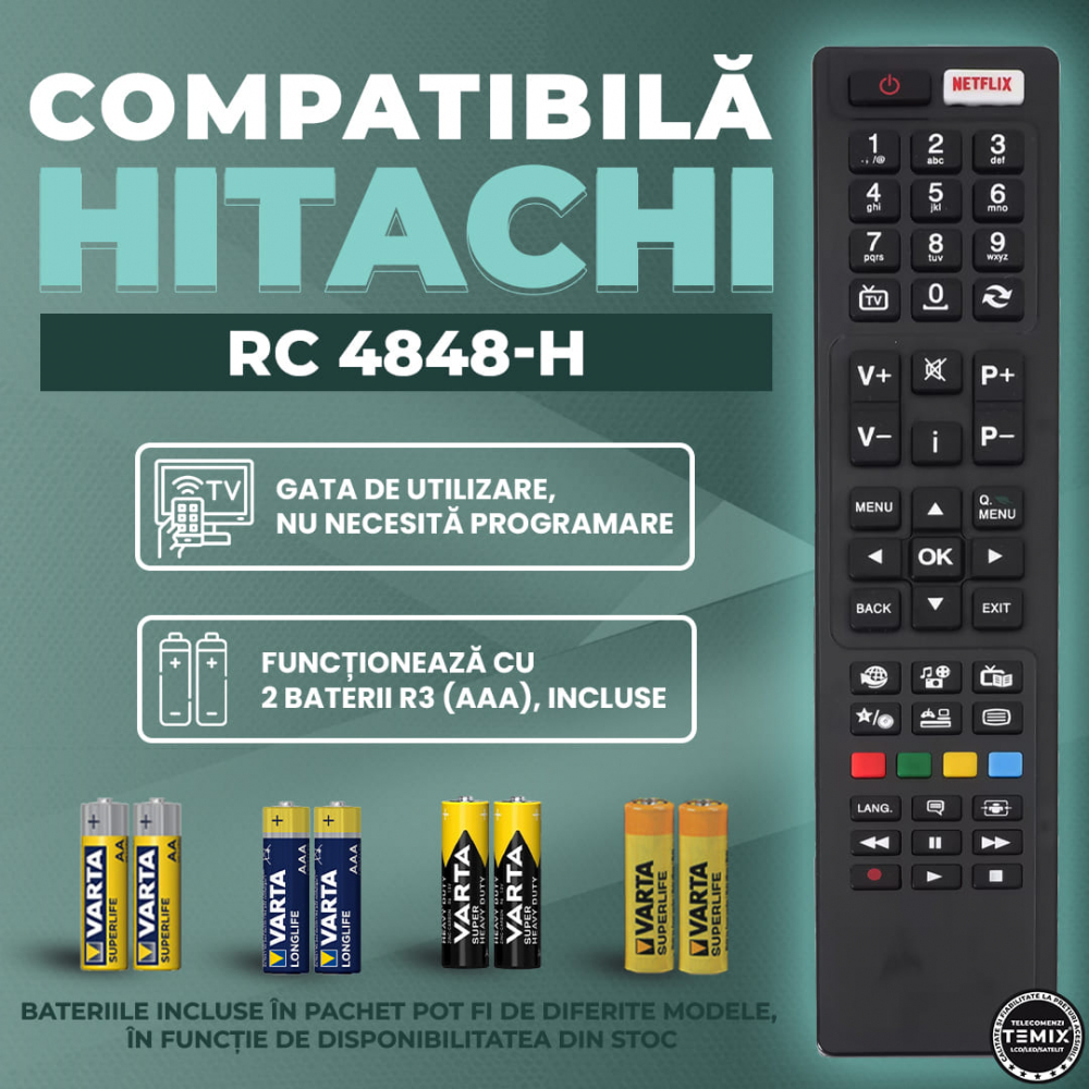 Telecomanda Hitachi RC4848H [2]