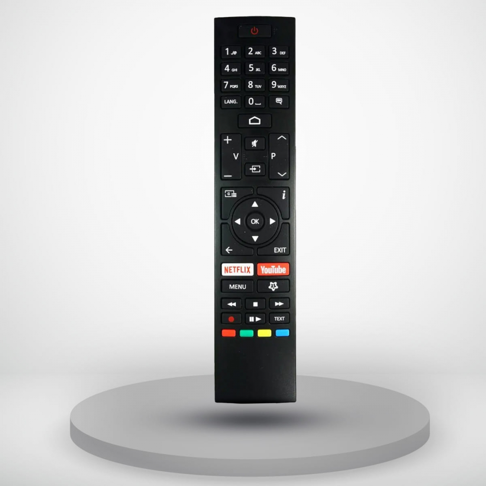 Telecomanda JVC Smart, RM-C3602, LT-32VAF3000, LT-32VAH3000, LT-32VAH3035, Netflix, YouTube, neagra, TEMIX®, baterii incluse [5]