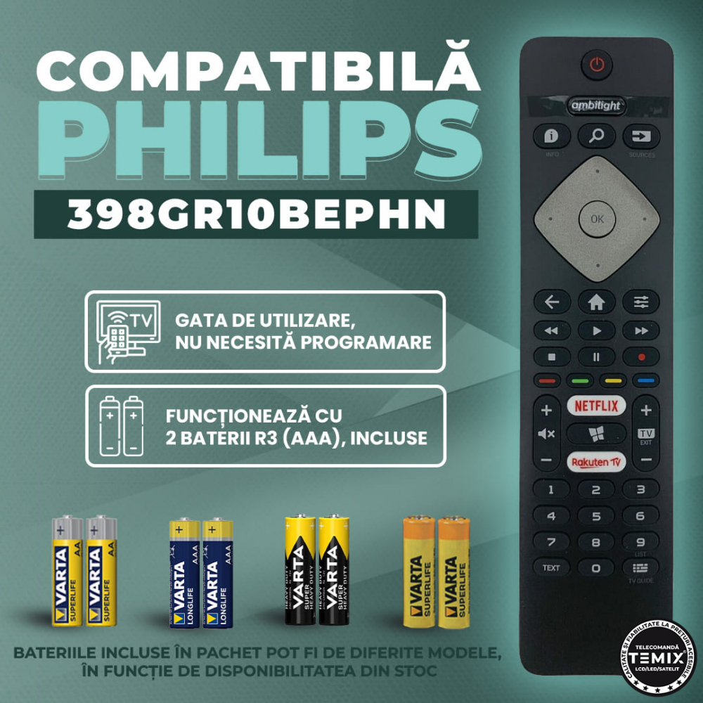 Telecomanda Philips 398GR10BEPHN [2]