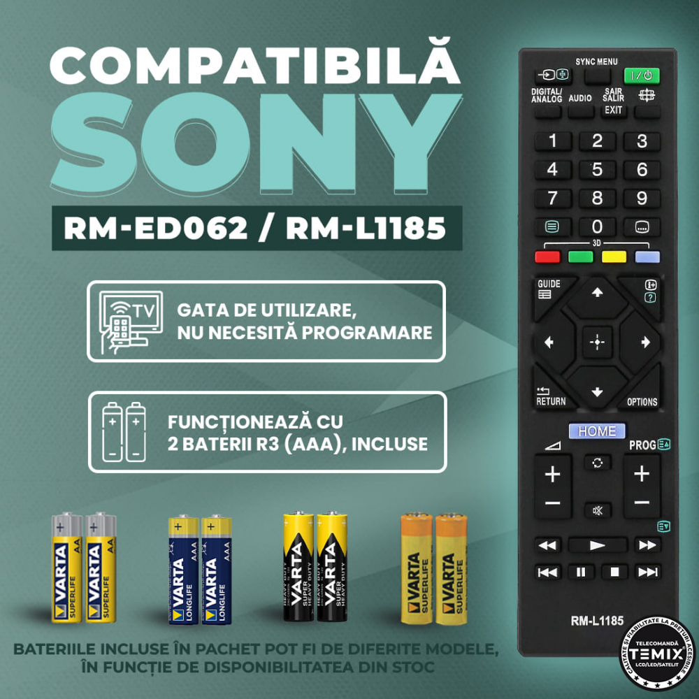 Telecomanda Sony RM-L1185 [2]