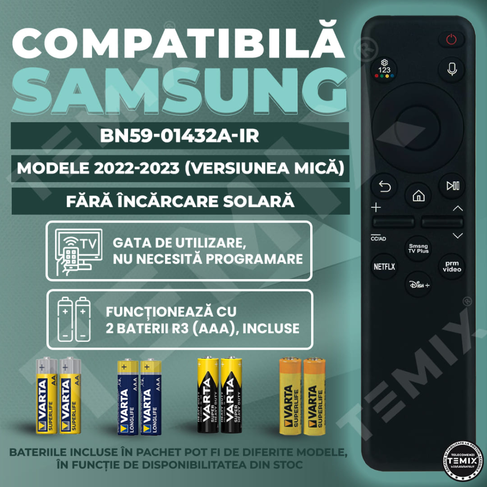 telecomanda samsung, BN59-01432A-IR, pentru modele 2022-2023 [2]