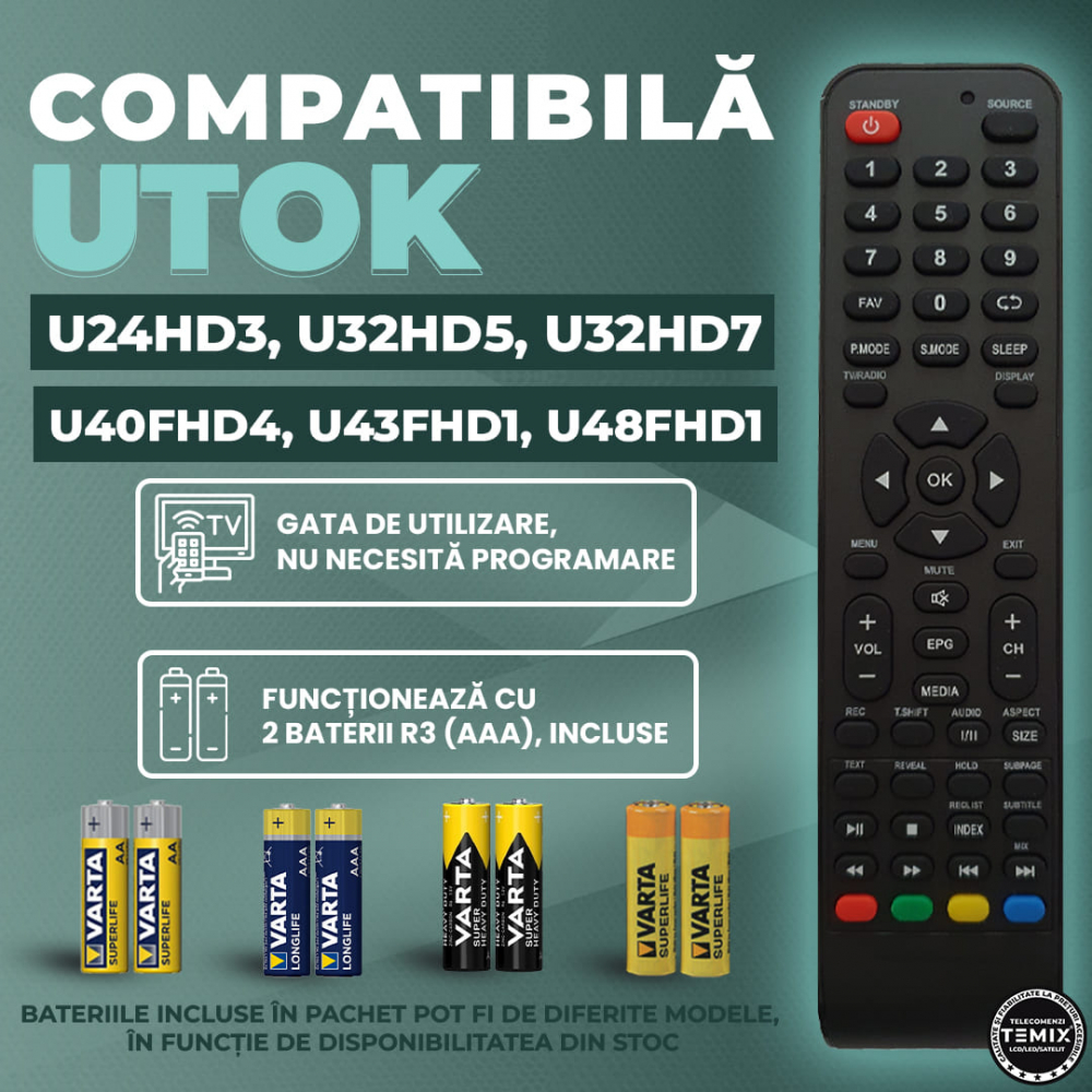 Telecomanda Utok U24HD3 [2]