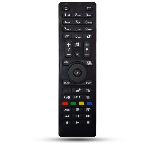 Telecomanda compatibila decodor Orange, Vestel C3300, TEMIX®, neagra, baterii incluse [3]