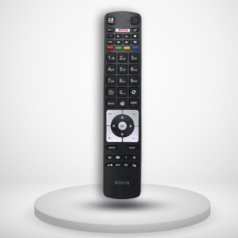Telecomanda compatibila Hitachi, Horizon, Finlux, Telefunken, Bush, Luxor, RC5118, TEMIX®, baterii incluse [4]