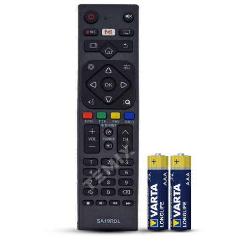 Telecomenzi Orion - Telecomanda compatibila Orion, 32SA19RDL, 40SA19FHD, 43SA19FHD, SA19RDL, TEMIX®, baterii incluse