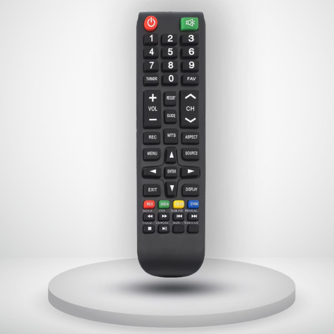 Telecomanda compatibila Vortex, V32EP18, V24EN1, LEDV-32EP18, LEDV-24EN1, TEMIX®, neagra, baterii incluse [4]