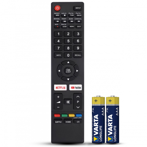 Telecomenzi Nei - Telecomanda NEI 32NE4700, 39NE4700, 40NE6700, 50NE6700, TEMIX®, baterii incluse