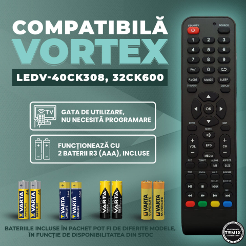 Telecomanda Vortex VLED-24-32-40 [1]