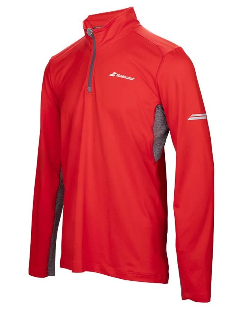 Bluza barbati Babolat Core - rosu fluo [1]