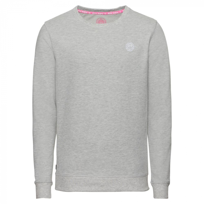 Bluza barbati BIDI BADU Chaka Basic Crew  - gri [1]