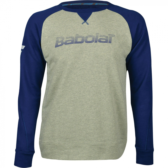 Bluza cu maneca lunga Babolat Core Baiat - gri/albastru [2]