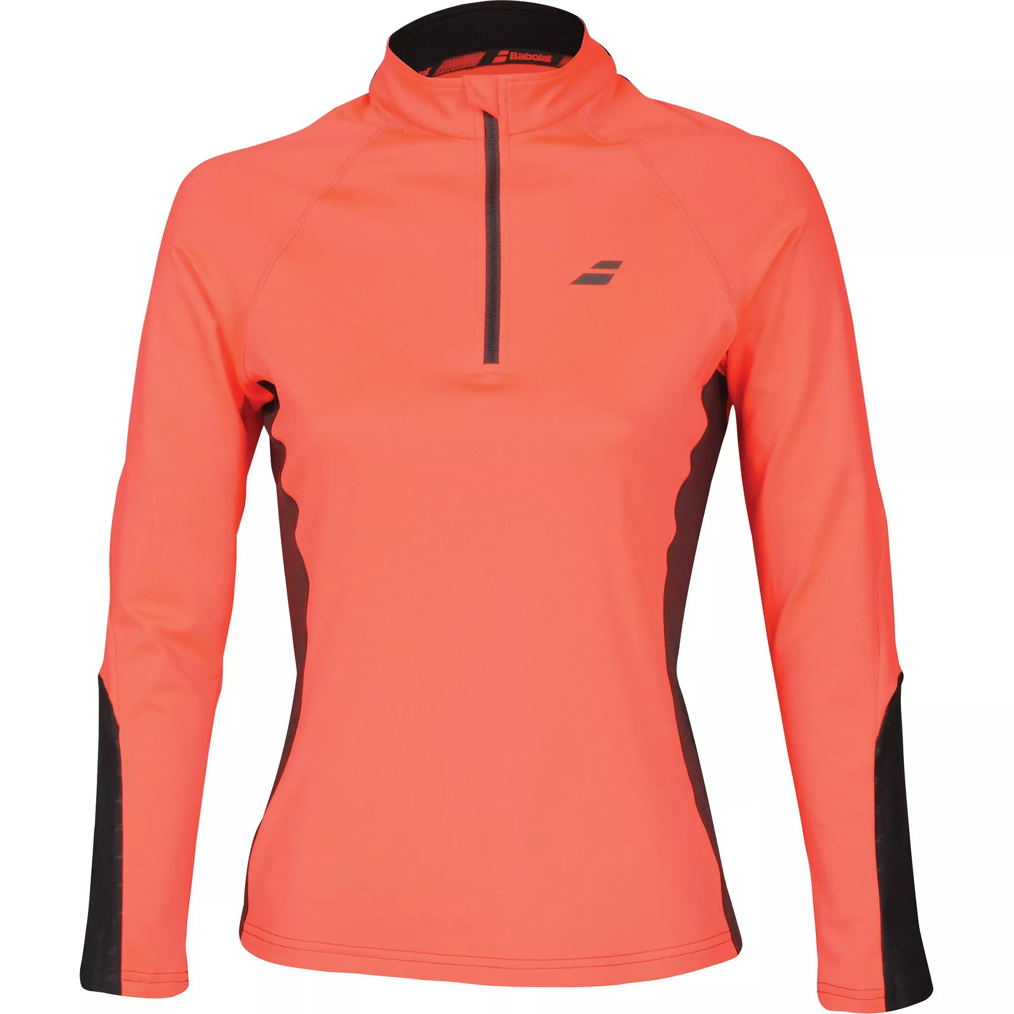 Bluza dama Babolat Core 1/2 Zip - portocaliu/gri [1]