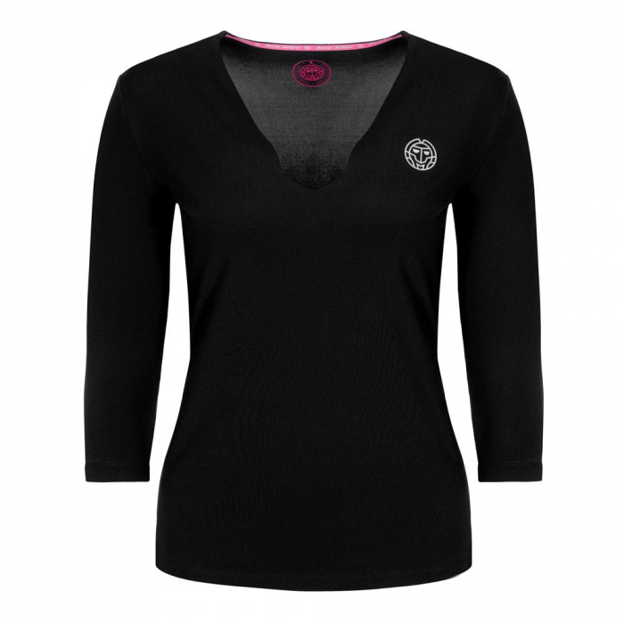 Bluza dama BIDI BADU Ariana Tech V-Neck - Negru [1]