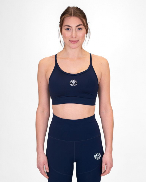Bustiera BIDI BADU Crew Low Support Strappy Dama - Albastru Inchis [3]