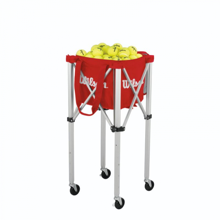 Cart de tenis Wilson 150 mingi, rosu [1]