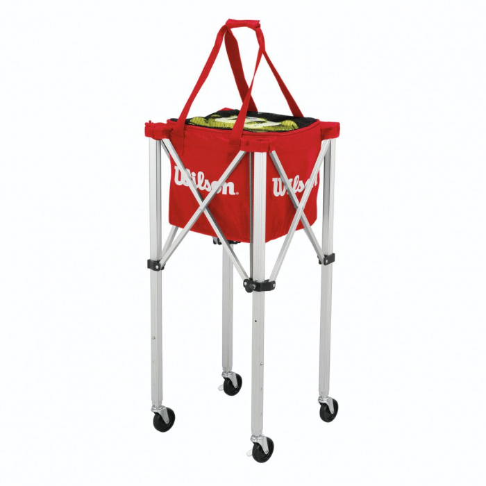 Cart de tenis Wilson 150 mingi, rosu [2]
