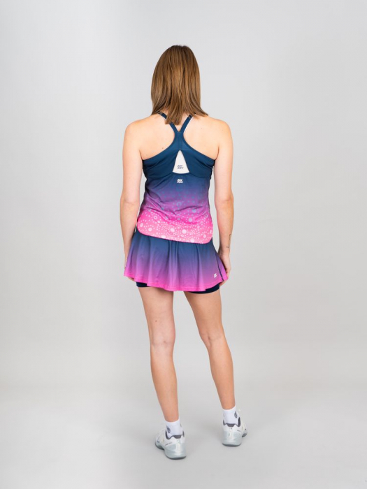 Fusta BIDI BADU Colortwist Printed Wavy Dama - Roz/Albastru Inchis [4]