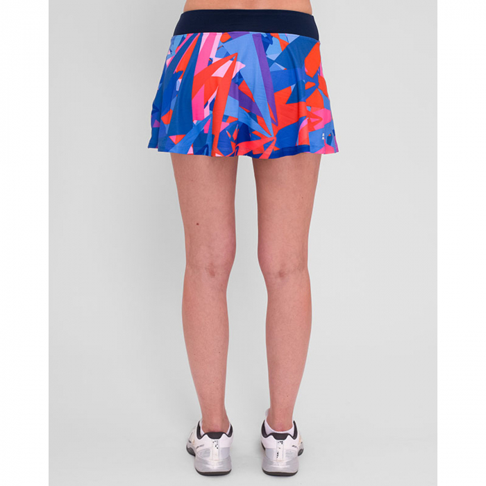 Fusta BIDI BADU Spike Printed Wavy Dama - Bleumarin/Albastru [3]