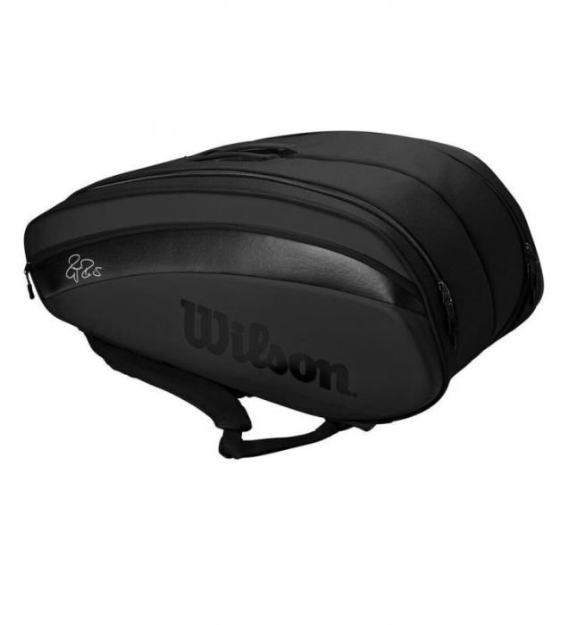 Geanta Wilson Roger Federer Dna 2020, 12rachete, negru [2]
