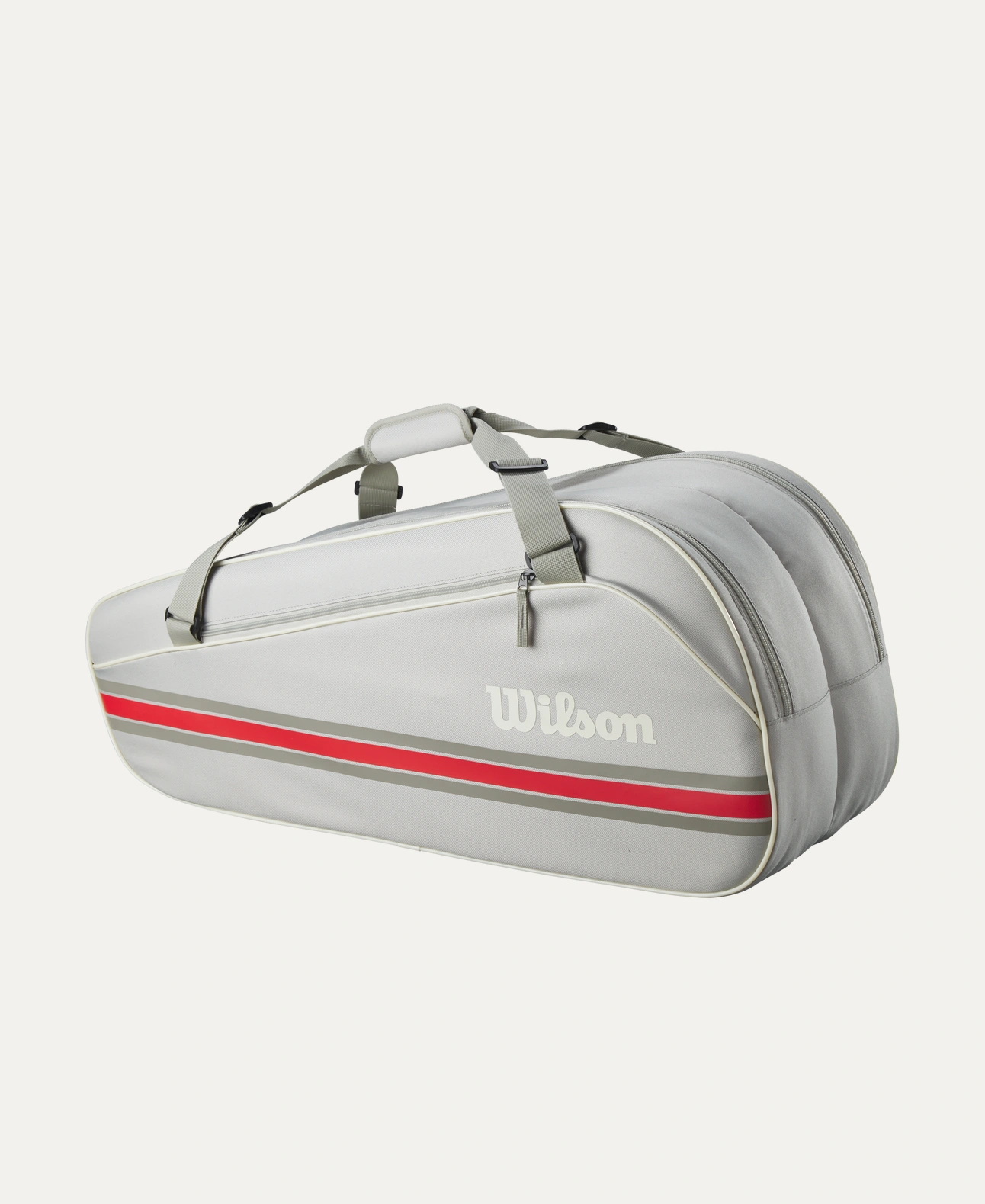 Geanta tenis Wilson Team 6 Pack 2025 - gri deschis [1]