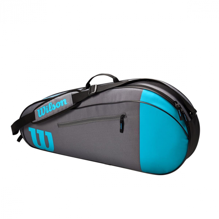 Geanta tenis Wilson Tour 3 rachete Blue [1]