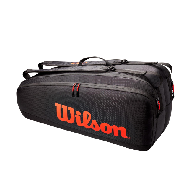 Geanta tenis Wilson Tour Pro, 2 compartimente, 12 rachete, negru [2]