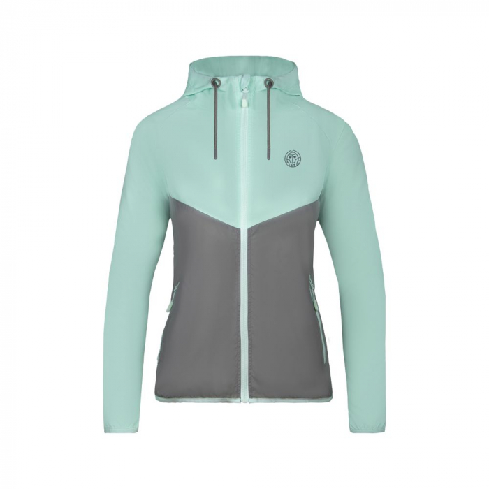 Jacheta dama "windbreaker" BIDI BADU Zohra Tech - Menta/Gri [1]