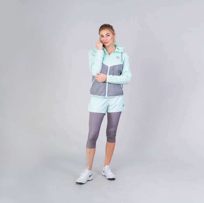 Jacheta dama "windbreaker" BIDI BADU Zohra Tech - Menta/Gri [2]