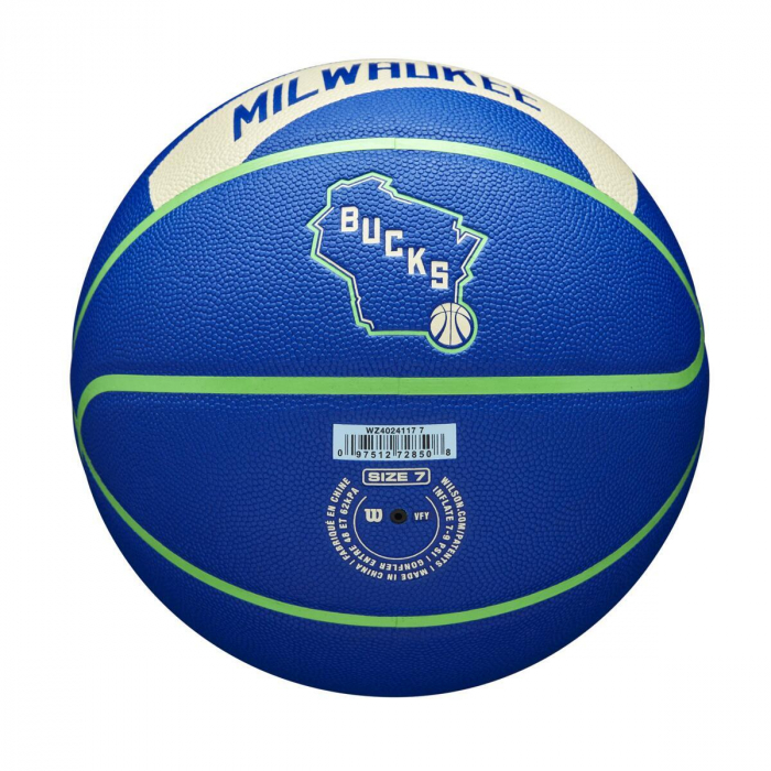 Minge baschet Wilson NBA Team City Collector Milwaukee Bucks [4]