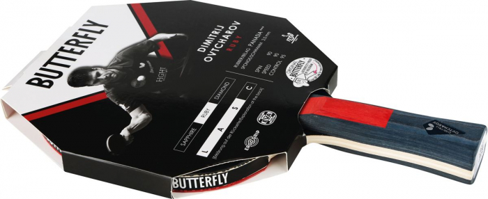 Paleta tenis de masa BUTTERFLY Dimitrij Ovtcharov RUBY [1]
