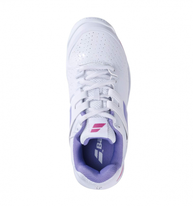 Pantofi Babolat Propulse All Court Junior Fata - Alb / Mov [4]
