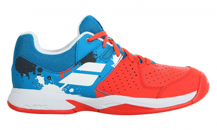 Pantofi Babolat Pulsion All Court Junior - Rosu / Albastru [2]