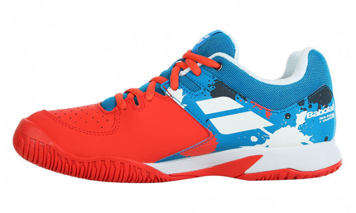 Pantofi Babolat Pulsion All Court Junior - Rosu / Albastru [3]