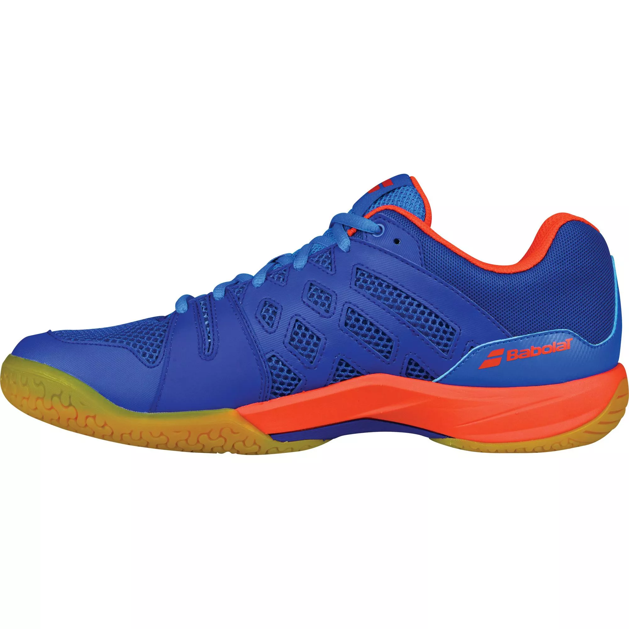 Pantofi badminton Babolat Shadow Team Barbat - Albastru / Portocaliu [2]