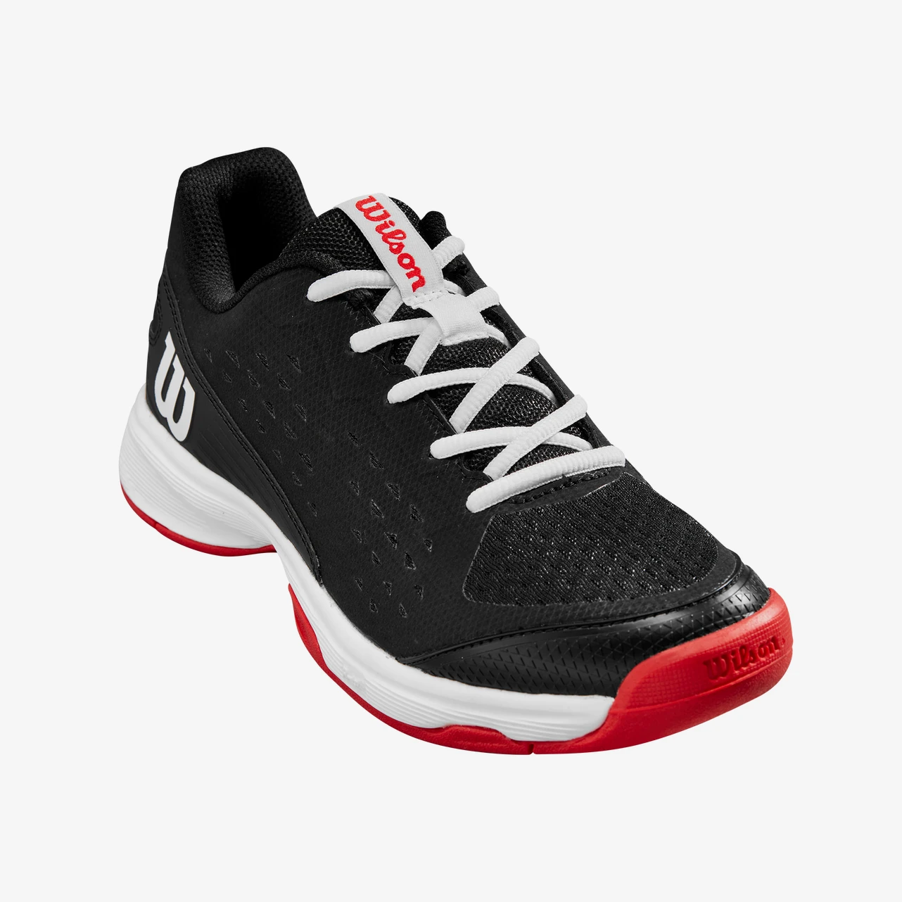 Pantofi tenis copii Wilson RUSH PRO JR L BLACK/WH/RD [1]