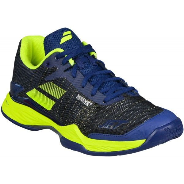 Pantofi de Tenis Babolat Jet Mach II Clay Barbat - Albastru / Galben [1]