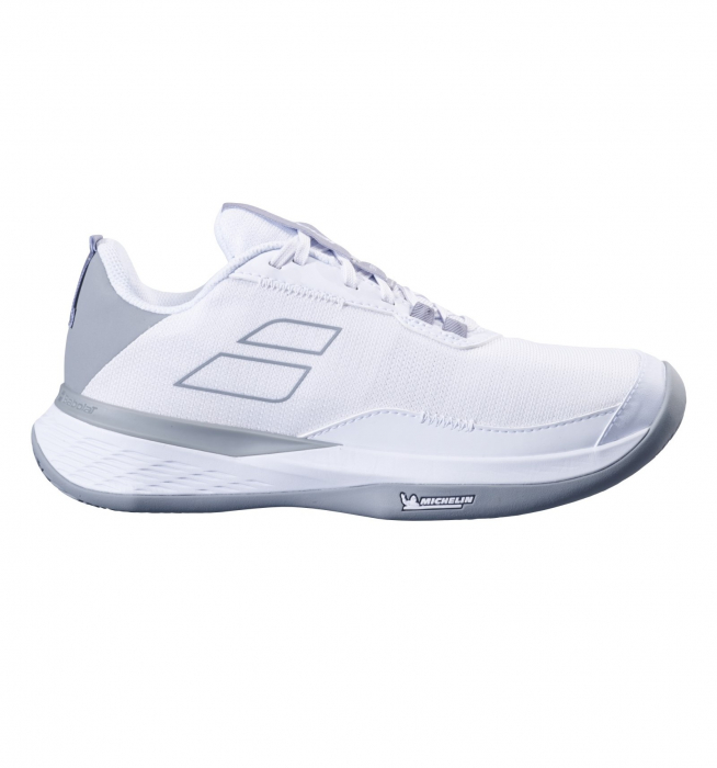 Pantofi de Tenis Babolat SFX EVO Clay Dama - Alb / Gri [2]
