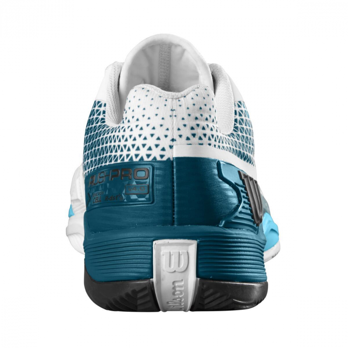 Pantofi sport tenis Wilson Rush Pro 4.0 Clay Wh/Blue Coral/Blu [5]